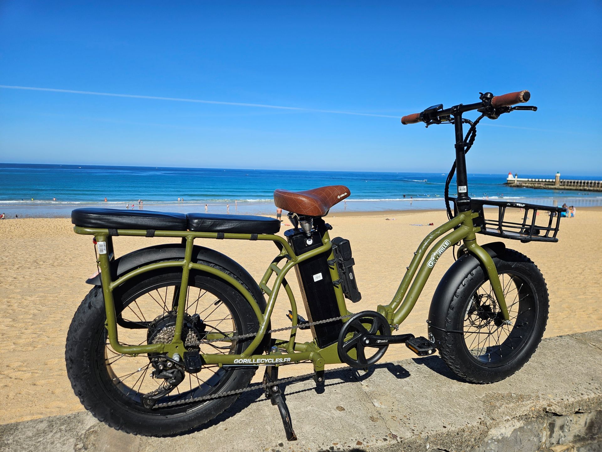Bicicleta plegable Gorille Bambino, color caqui